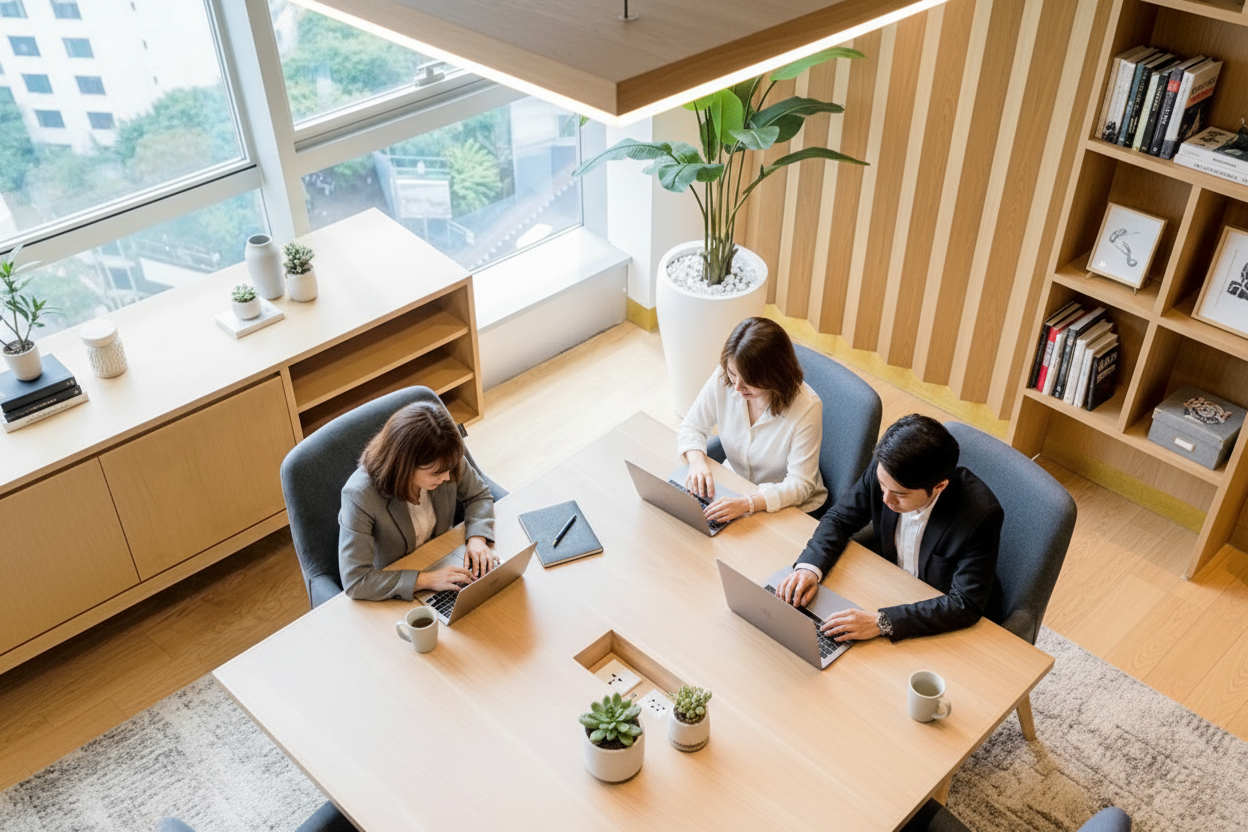 Existing fitted workspaces